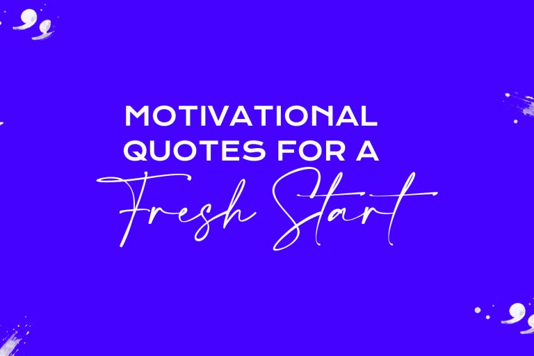 motivational quotes for a fresh start featured image