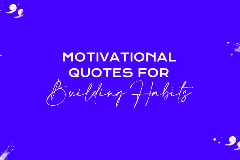 motivational quotes for building habits featured image