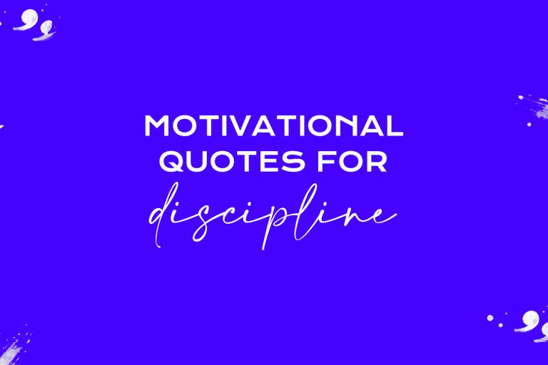 motivational quotes for discipline featured image