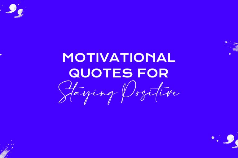 motivational quotes for staying positive featured image