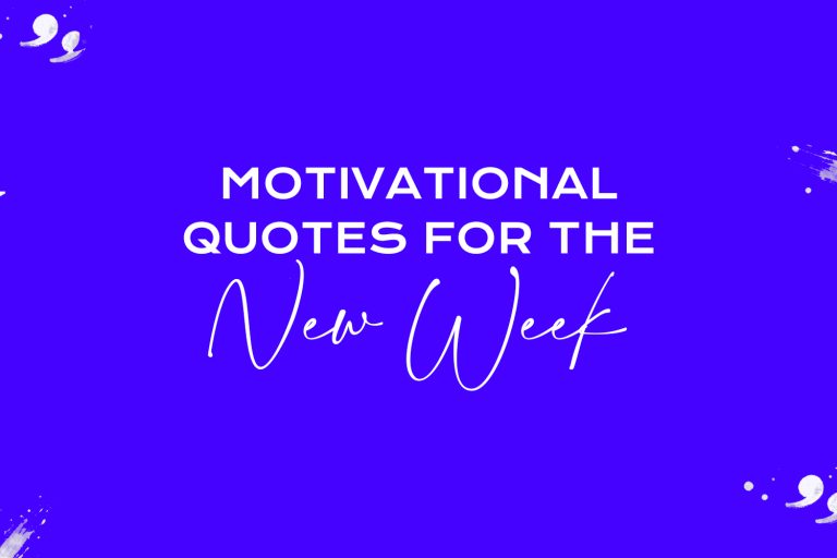 motivational quotes for the new week featured image